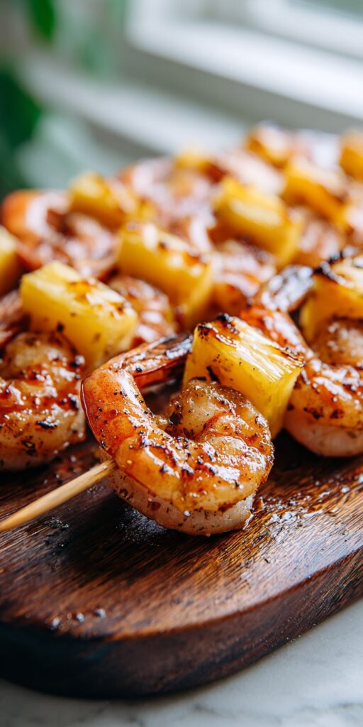 Grilled Shrimp Pineapple Skewers – Easy Summer Dinner