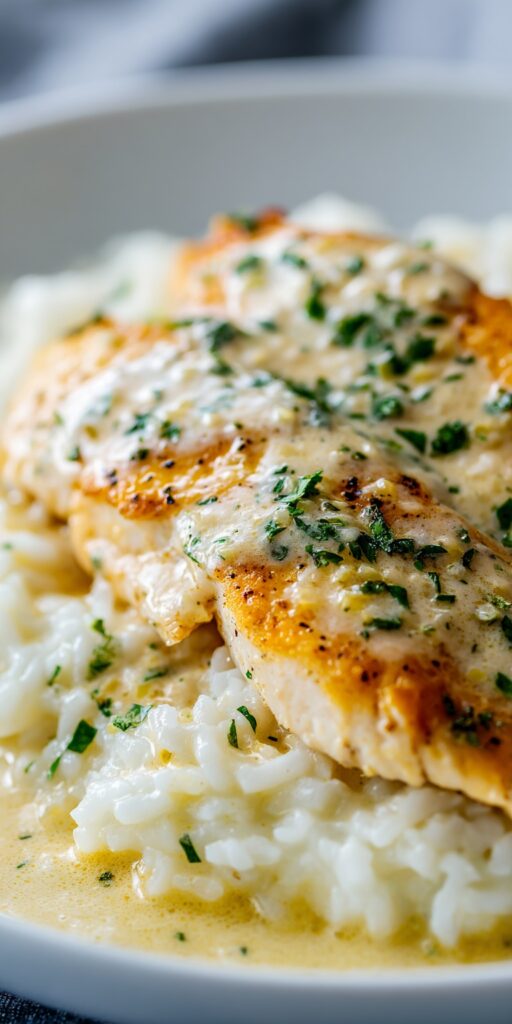Lemon Garlic Tilapia Risotto – Creamy One-Pan Dinner